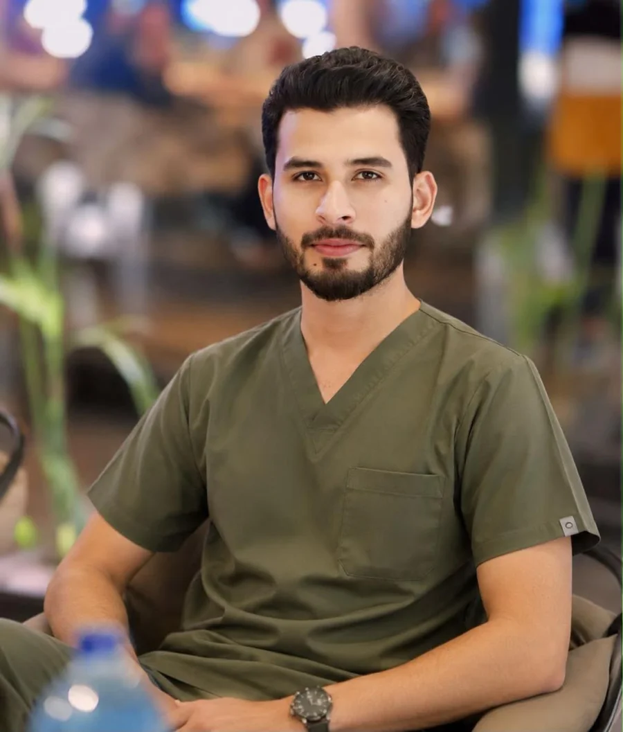 Portrait of Dr. Muhammad Umer Fayyaz, dentist at SK SMILES